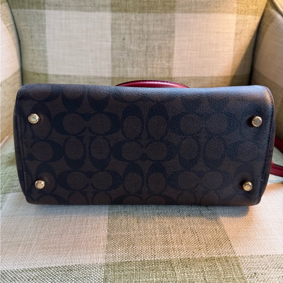 Coach Rowen Satchel Bag in Signature Canvas - Picture 5 of 7